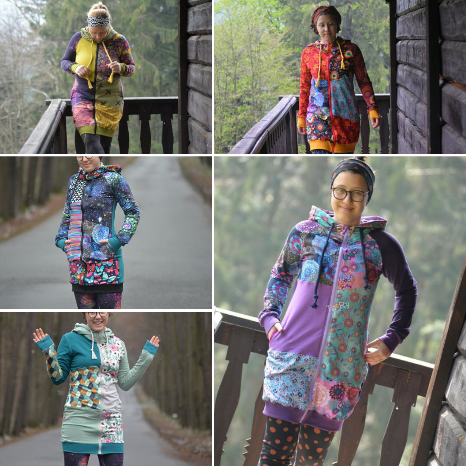 Mikinka extra dlouhá s kapsičkama....na objednávku....