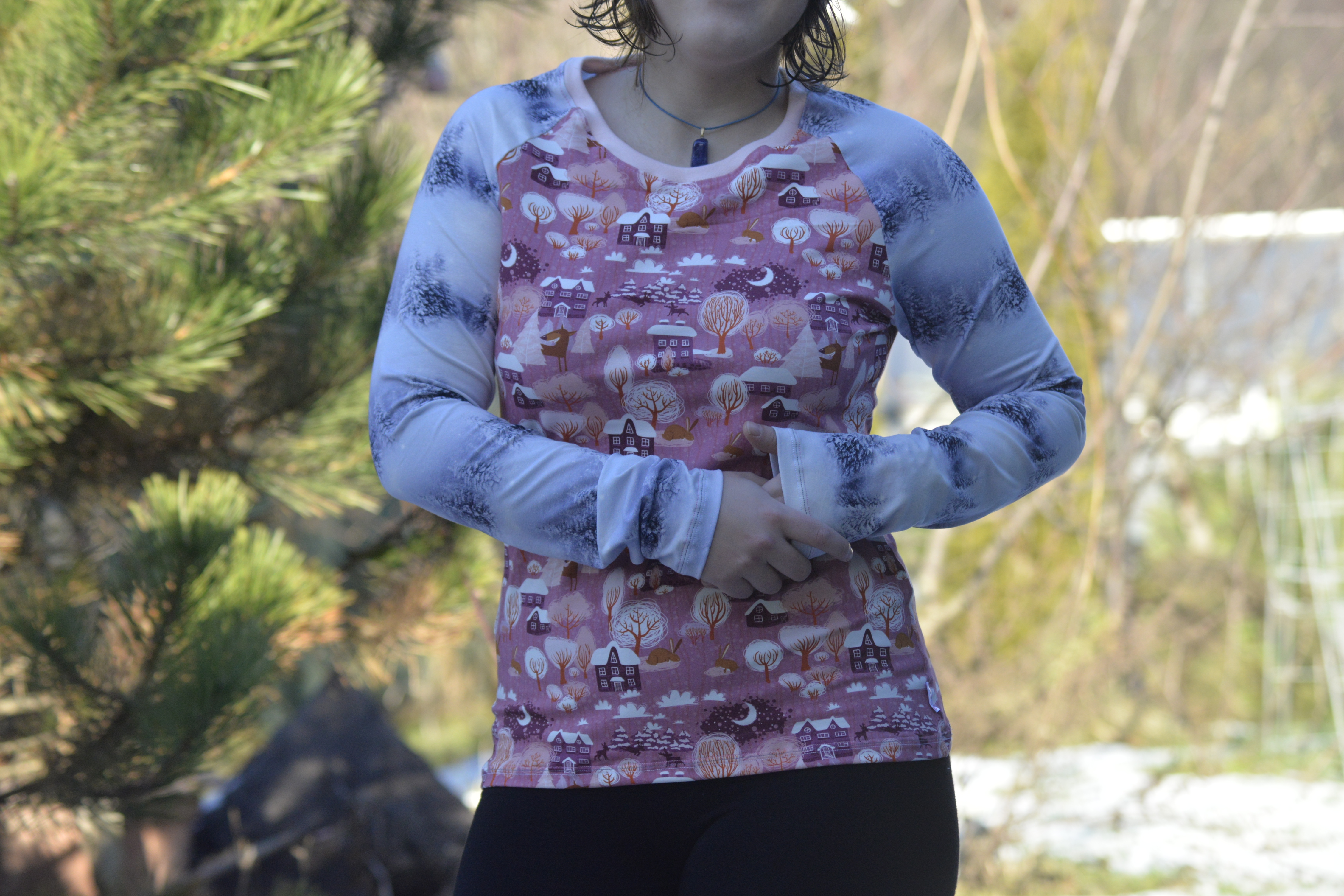 Tričko origo   zimní krajina....