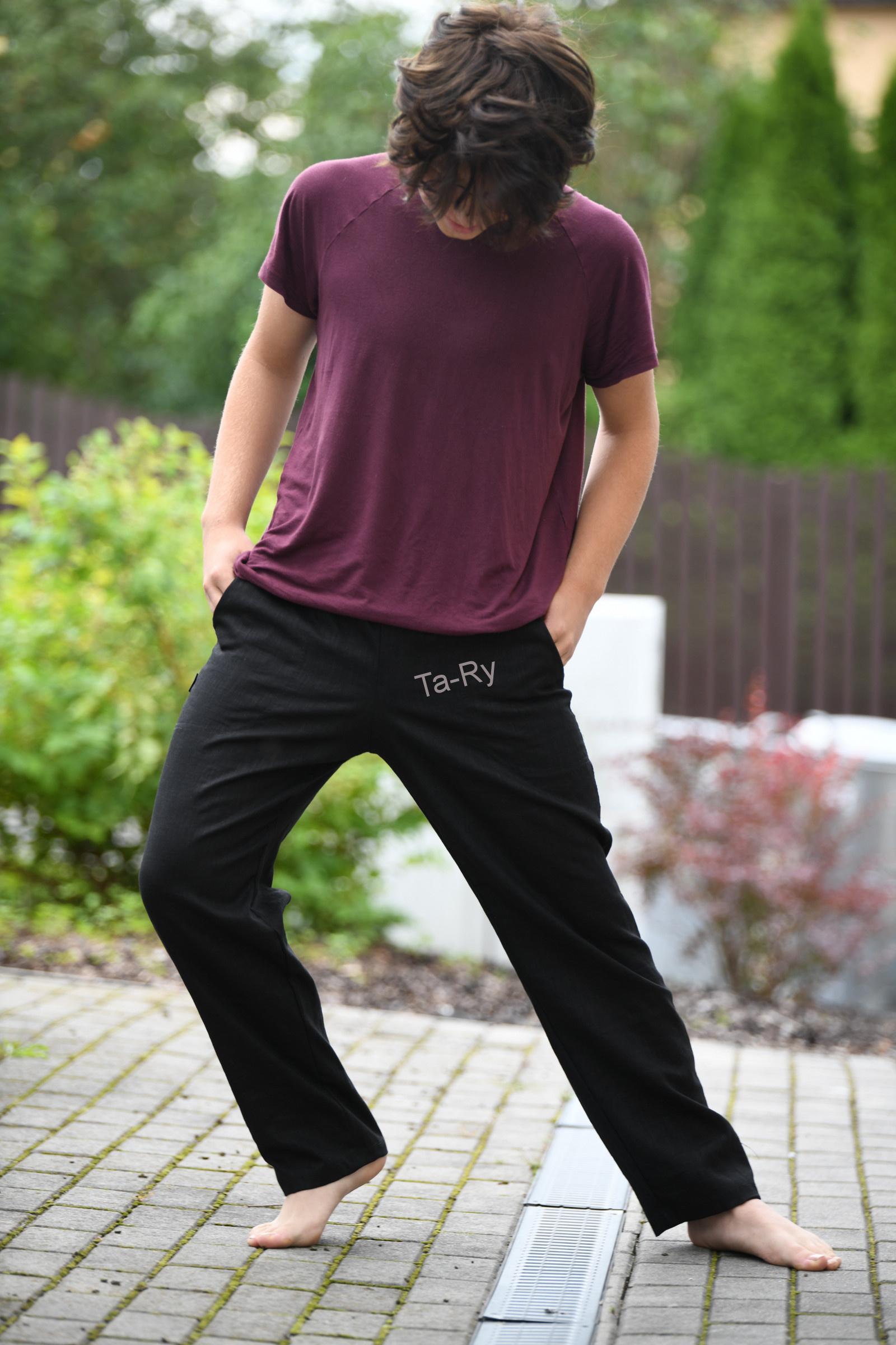 Lněné kalhoty na pohodu