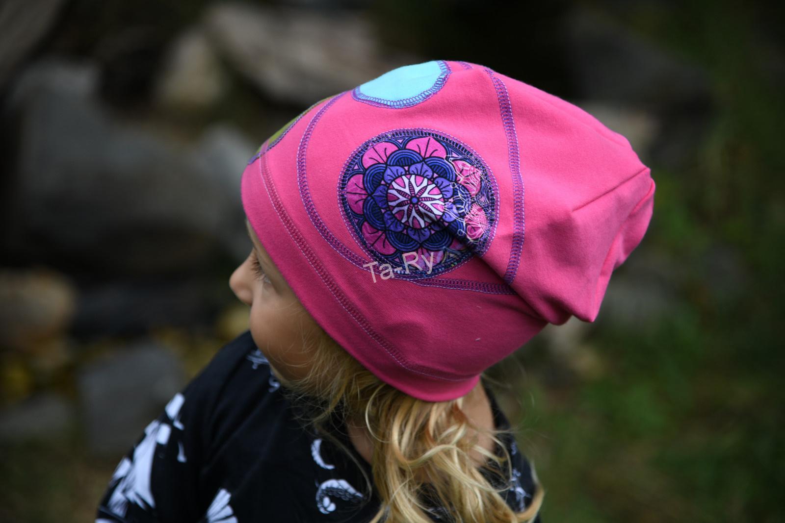 Origo čepka kytka :) barva na přání