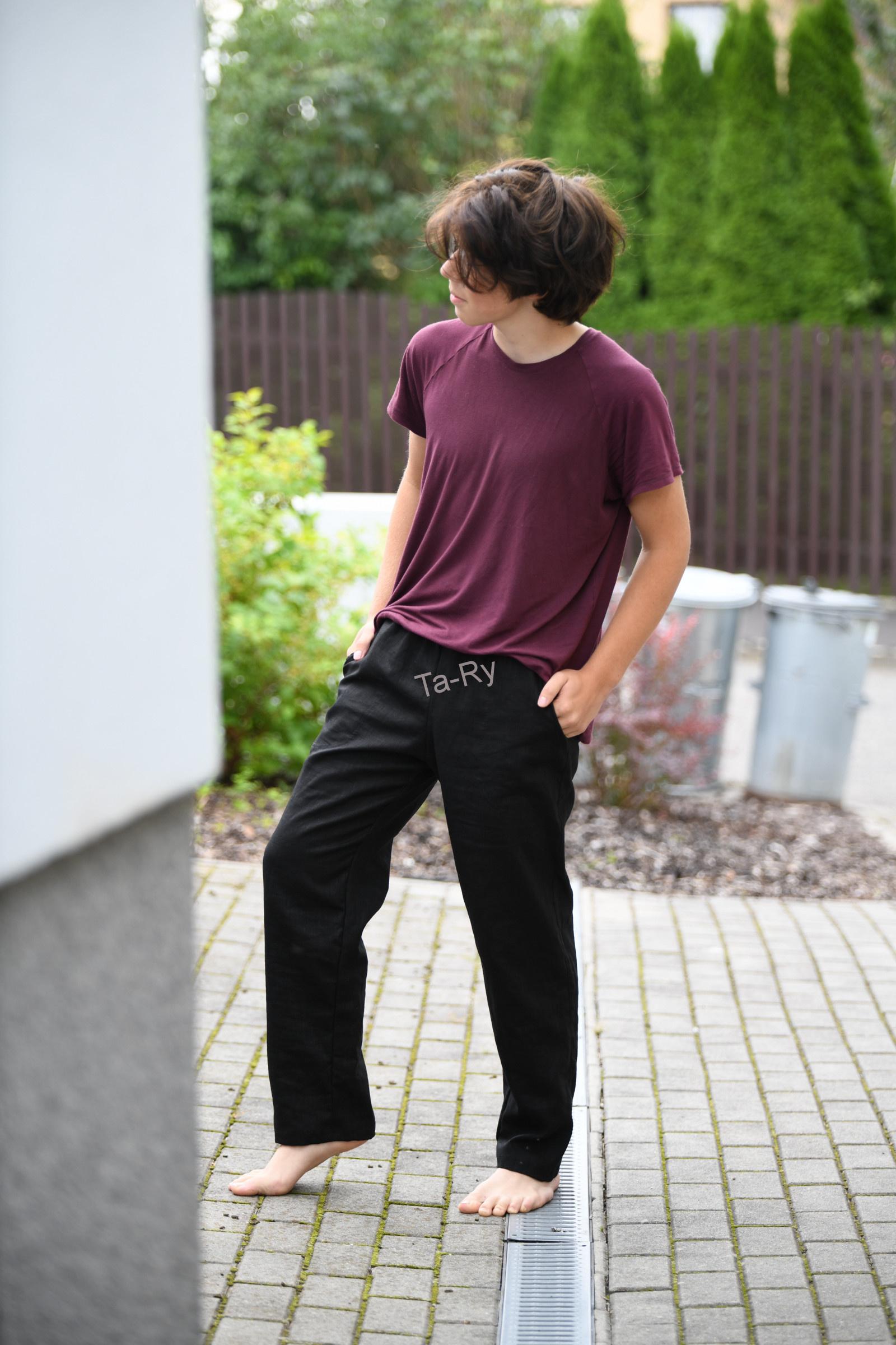 Lněné kalhoty na pohodu