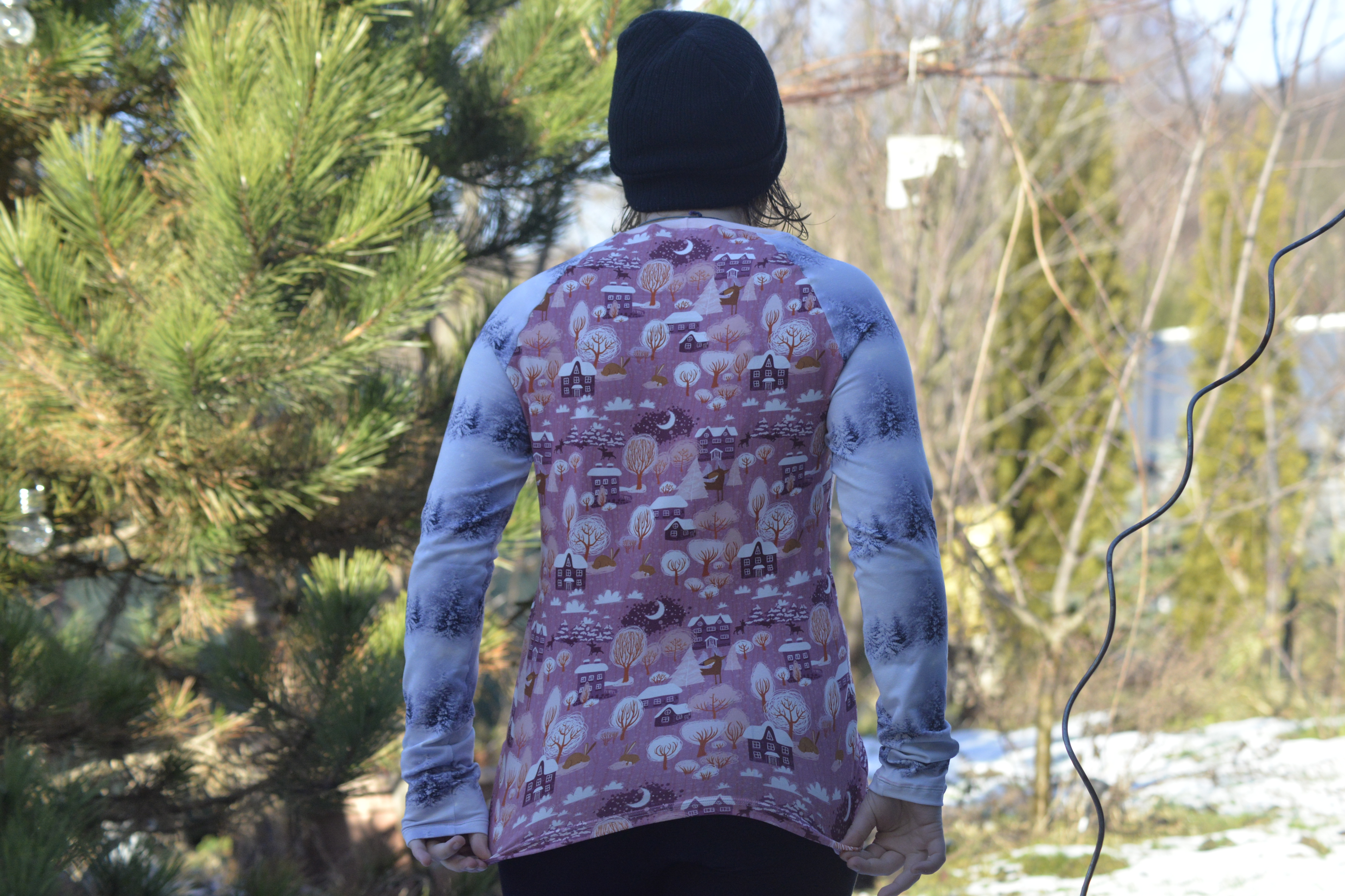 Tričko origo   zimní krajina....