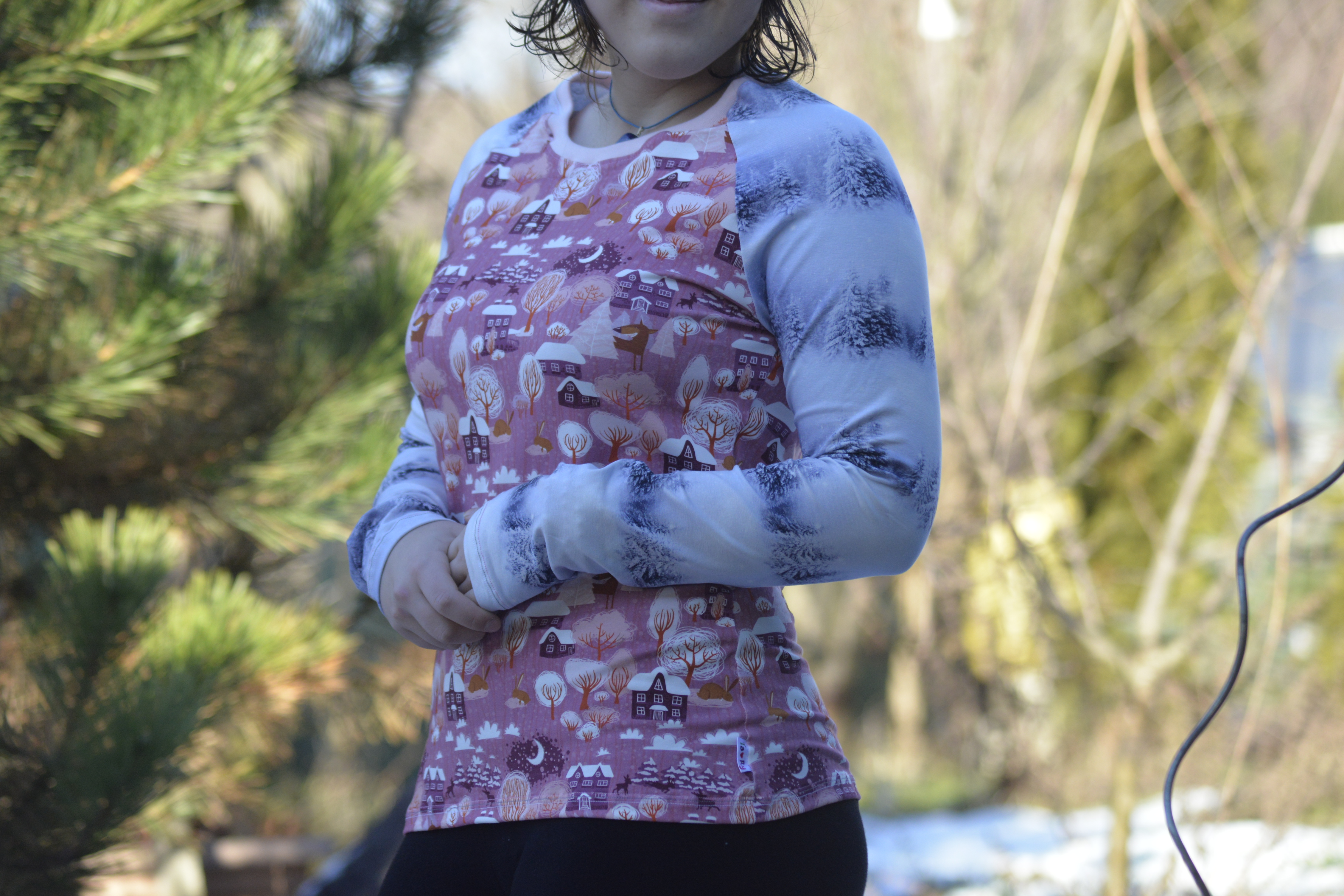 Tričko origo   zimní krajina....