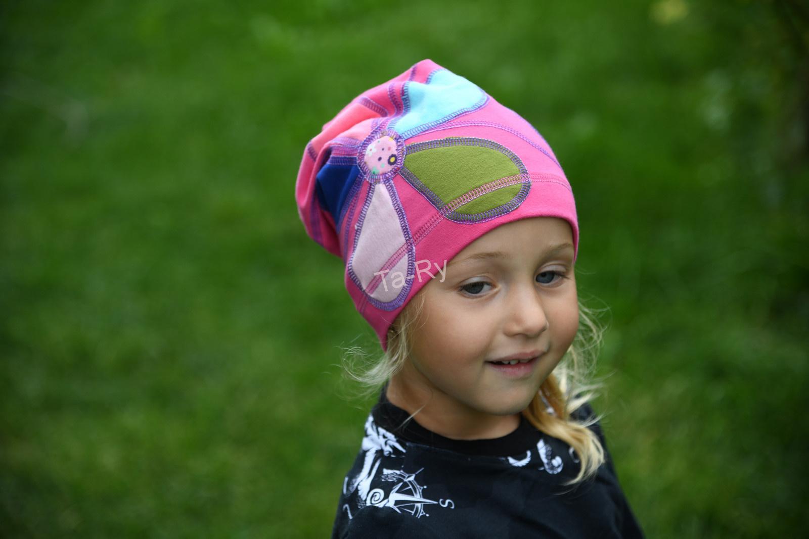 Origo čepka kytka :) barva na přání