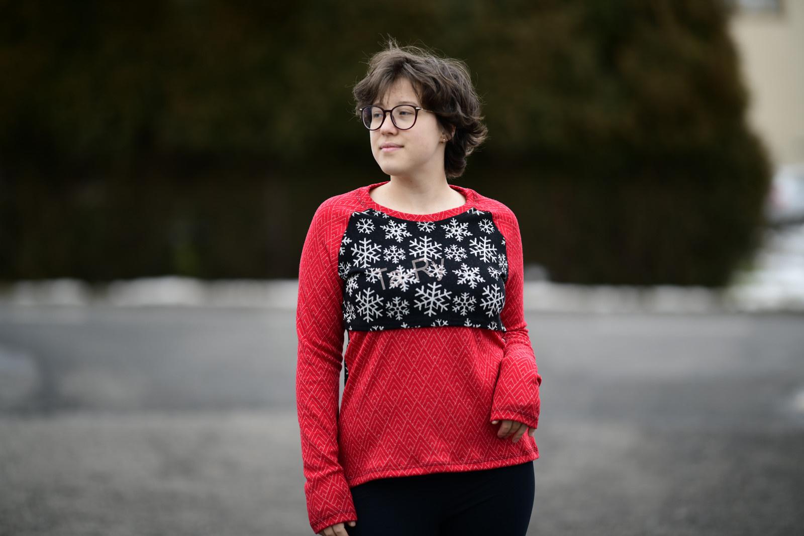 Merino kojící triko