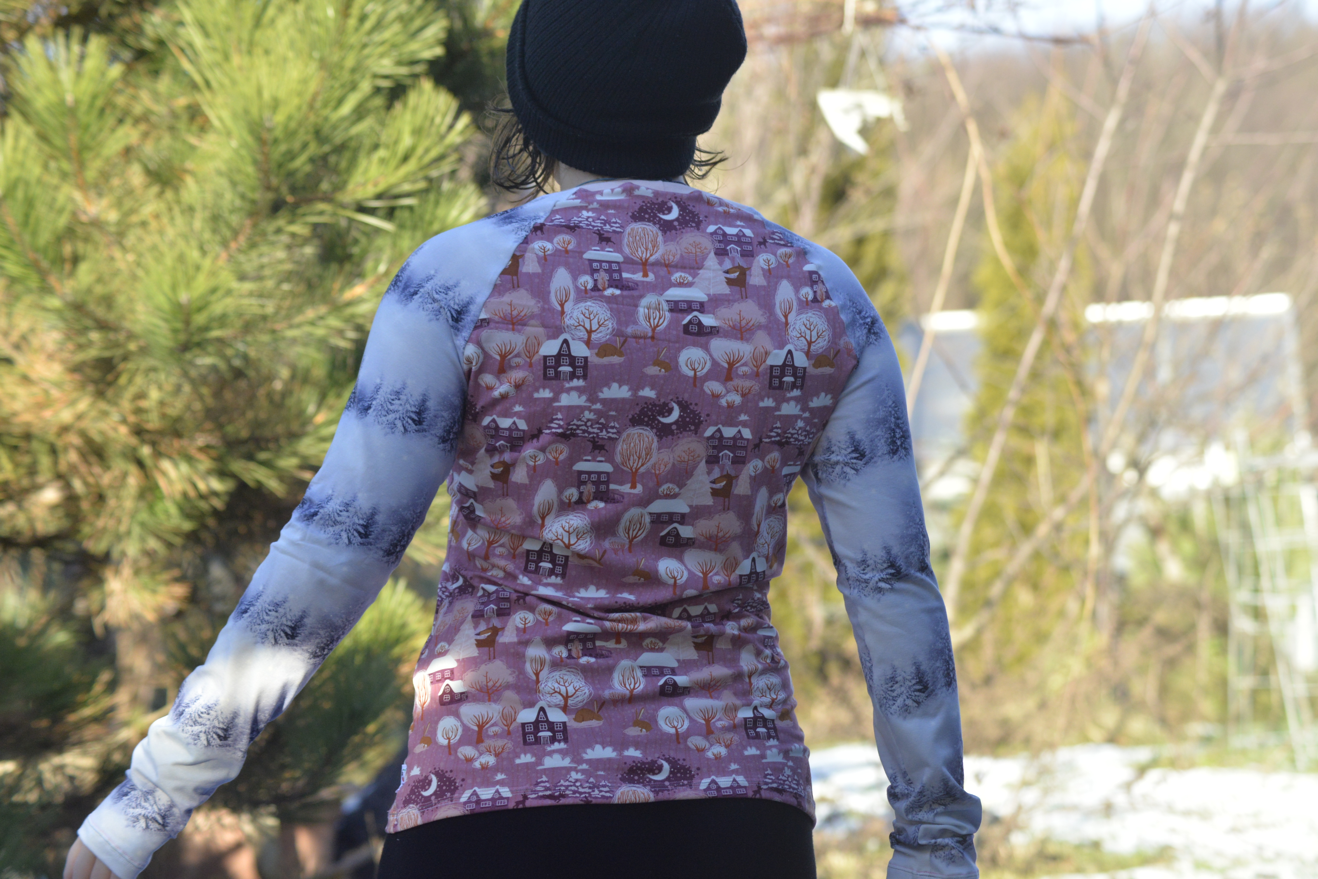 Tričko origo   zimní krajina....