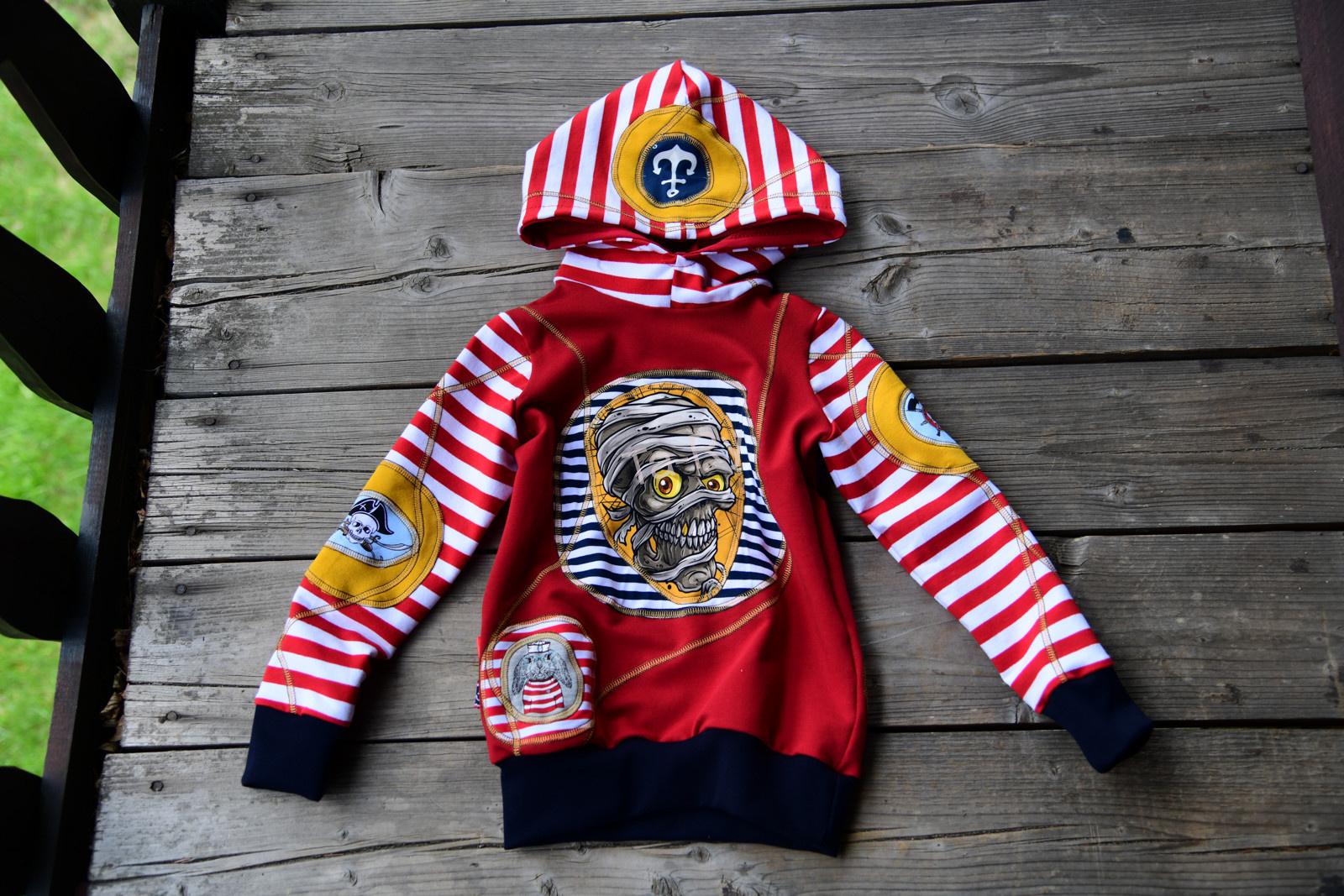 Origo mikinka pirátská pro kluky i holky...