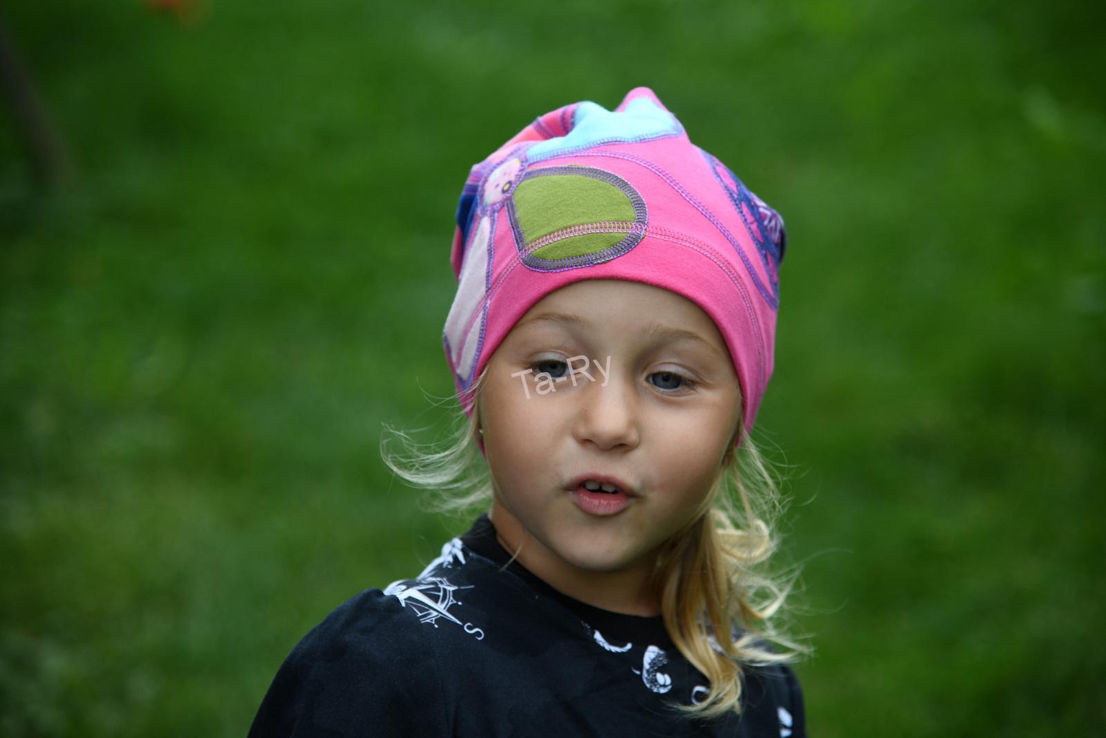 Origo čepka kytka :) barva na přání